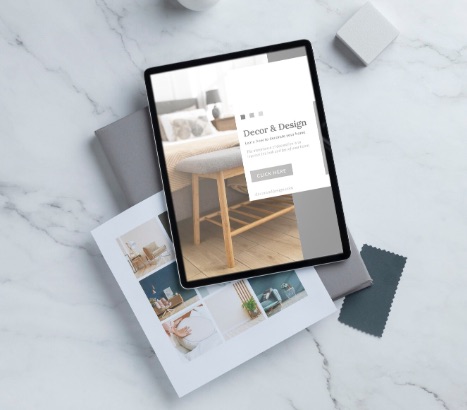 Webdesign Canvas Mockup